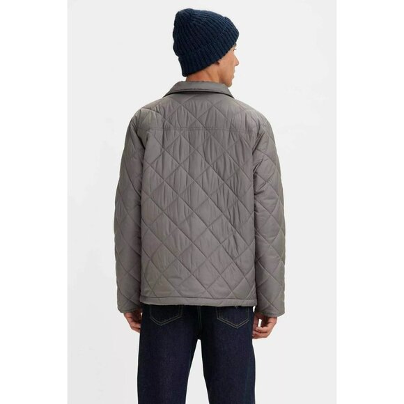 NWT Levi's Men's North Point Coaches Jacket in Grey Size Medium - Picture 2 of 10